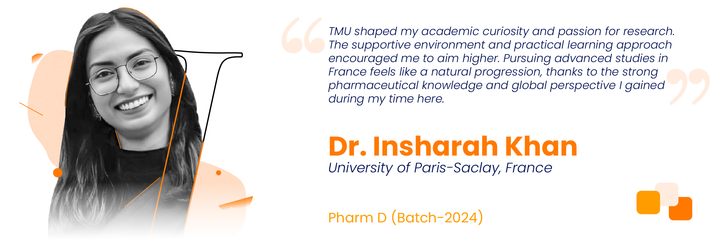 Testimonial from our Alumni