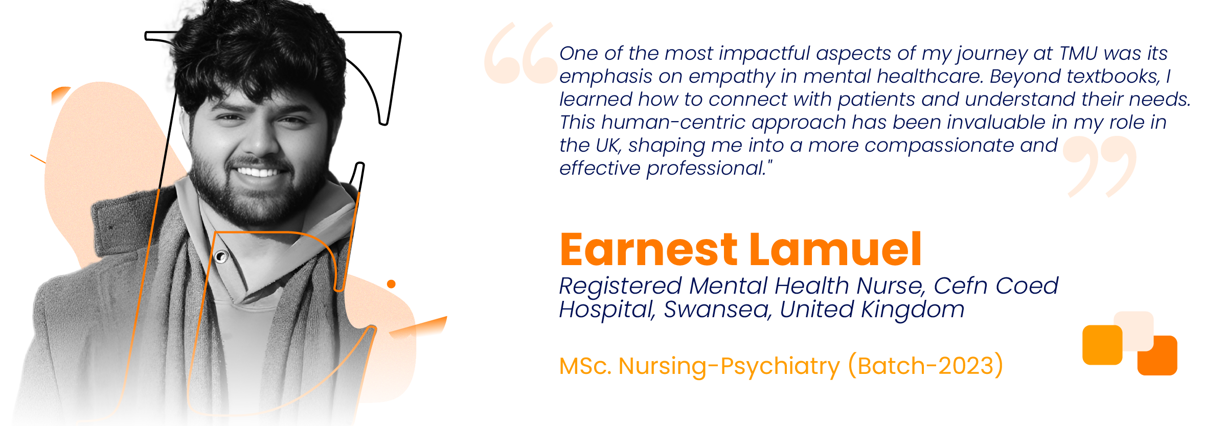 Testimonial from our Alumni